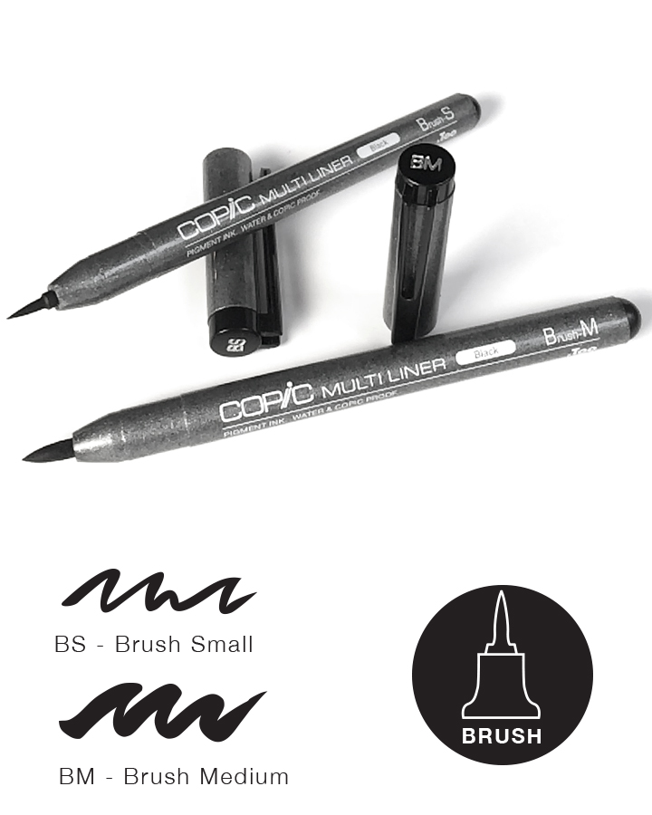Copic Multiliner Brush - 2