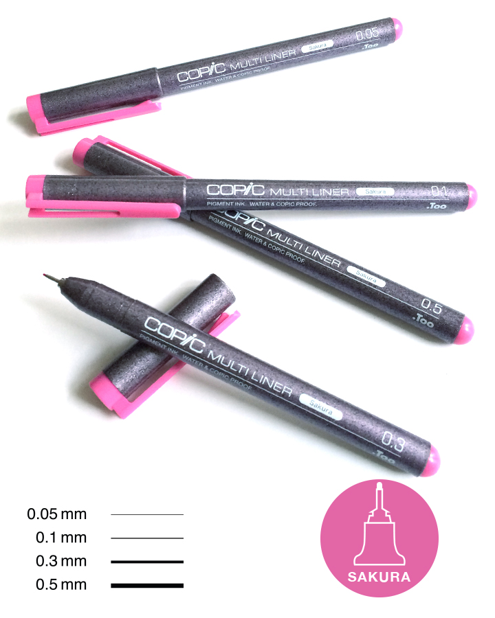 Copic Multiliner pink - 2