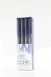 Copic Multiliner Cobalt set om 4 pennor
