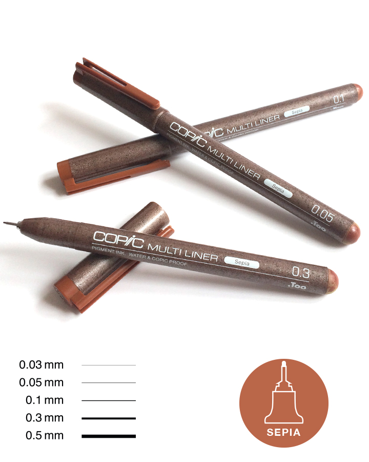 Copic Multiliner Brown - 6