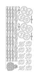 Peel Off Stickers - årtal