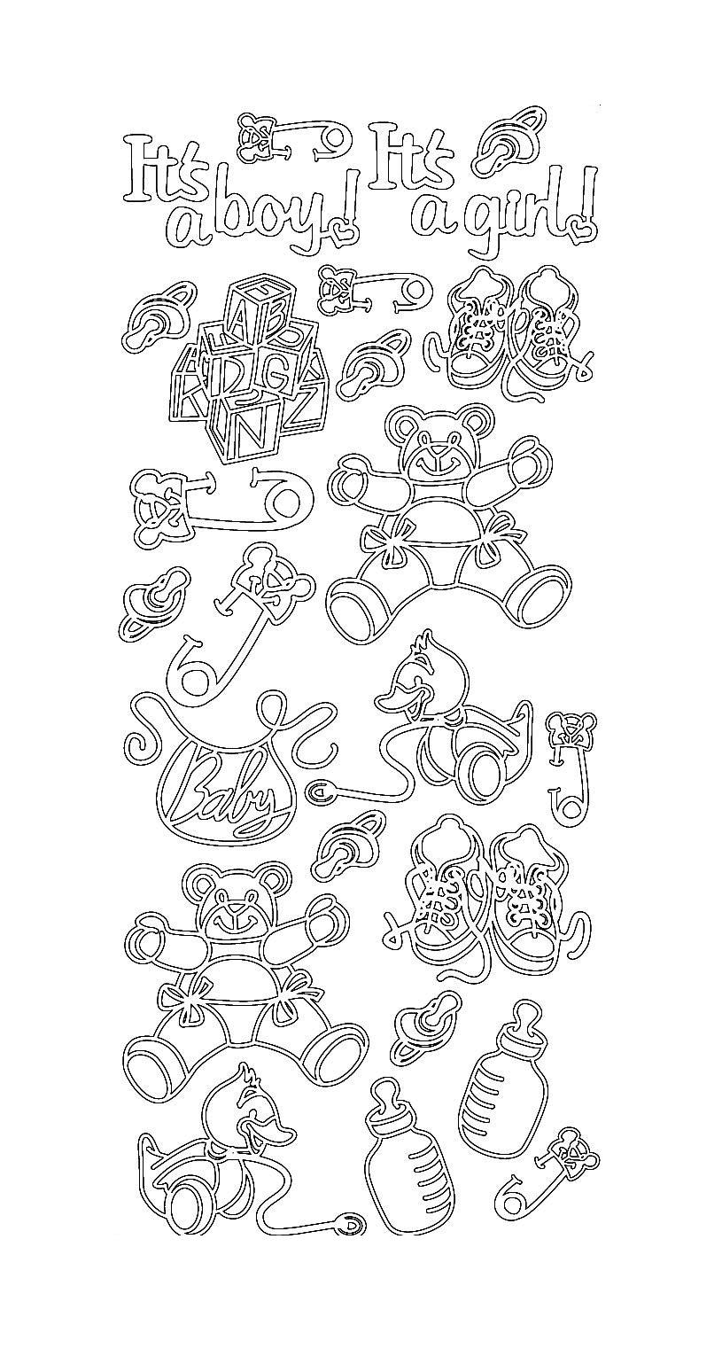 Peel Off Stickers - Baby boom