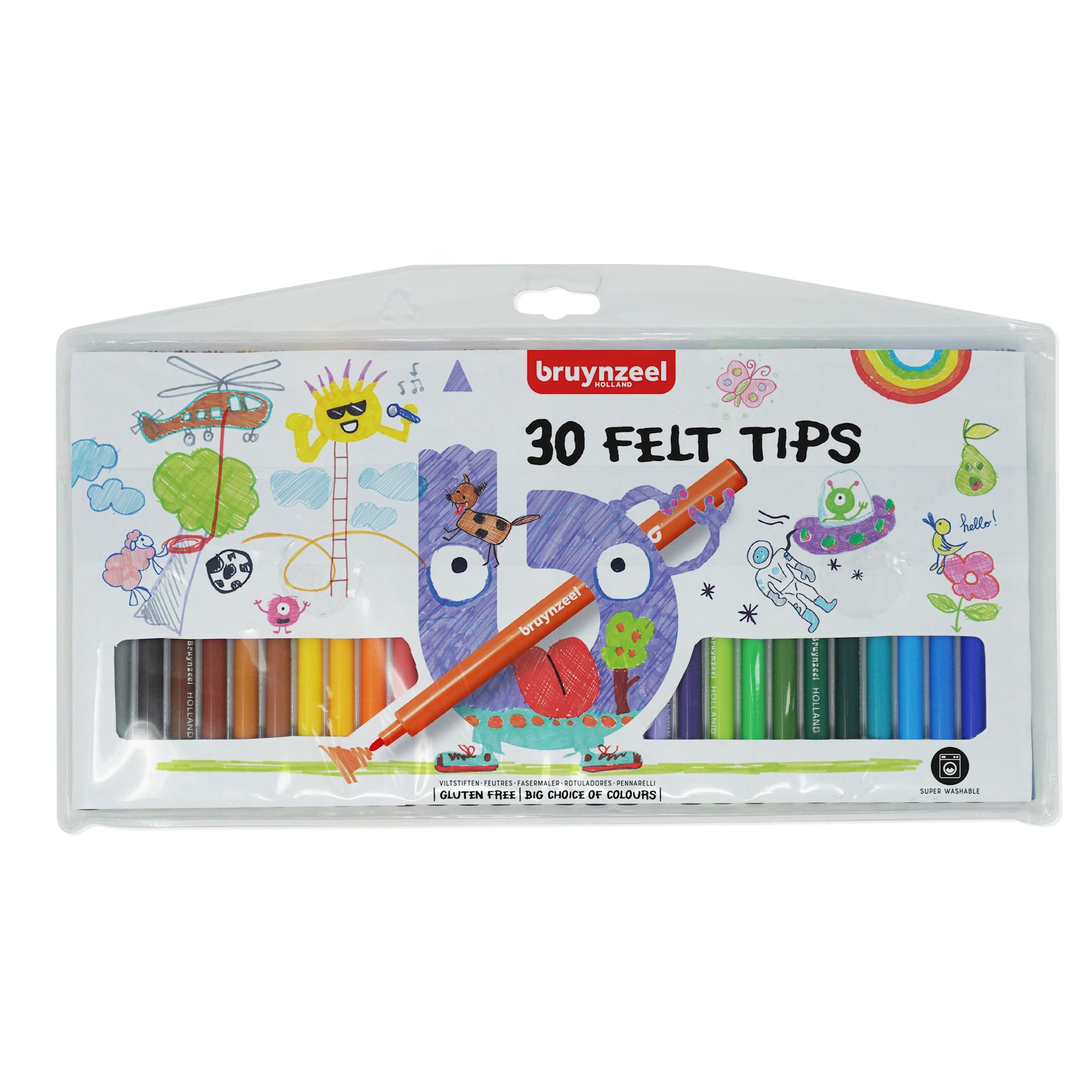 Bruynzeel Kids Felt Tips Wallet 30
