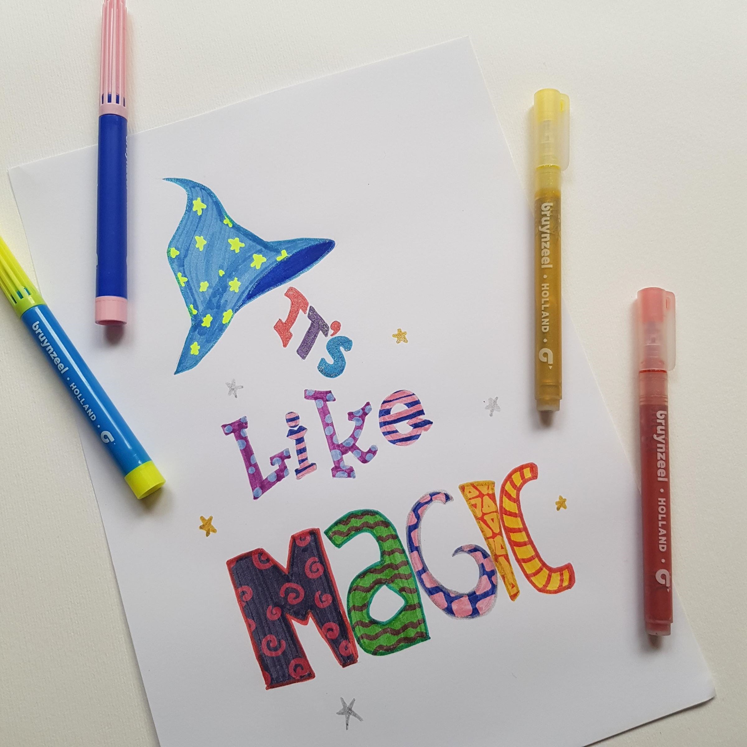 Kids Magic Felt Tips Set 8 - 5