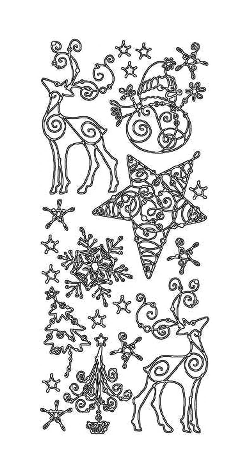 Peel Off Stickers - Vinter