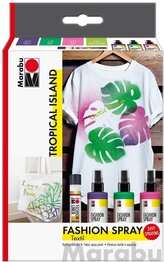 Marabu Fashion Spray set “Tropical Island”
