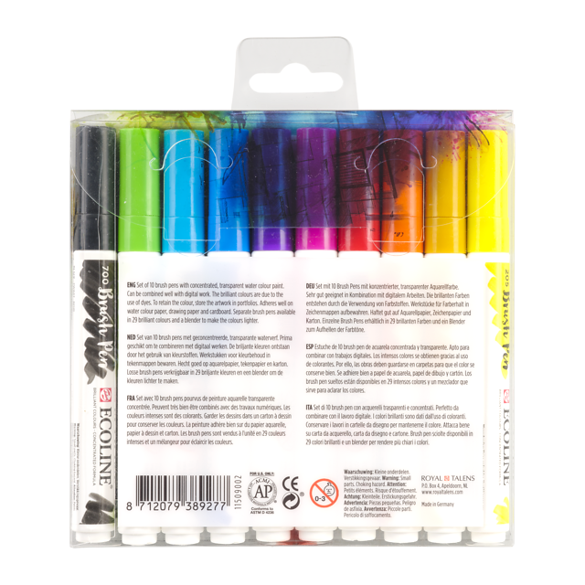 Ecoline Brush pen Set 10 - 7