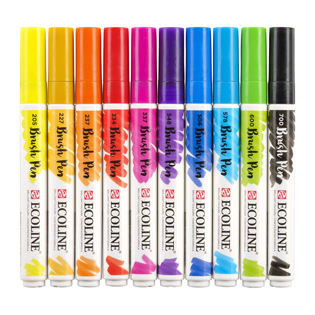 Ecoline Brush pen Set 10 - 4
