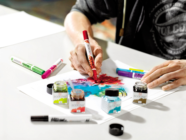 Ecoline Brush Pen set 15 - 3