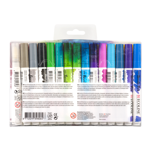 Ecoline Brush Pen set 30 - 3