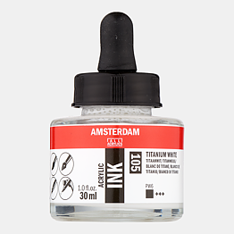 Amserdam Ink 30ml Titanium White 105
