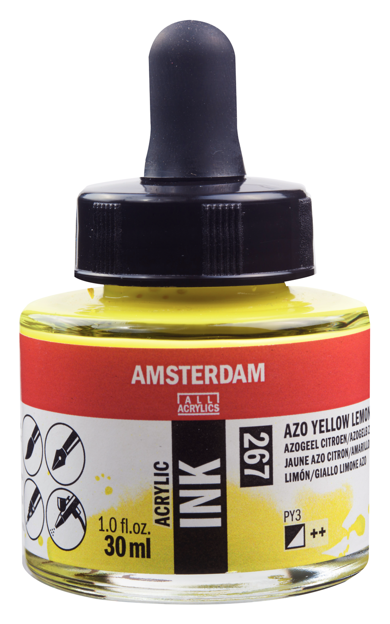 Amserdam Ink 30ml Azo Yellow Lemon 267