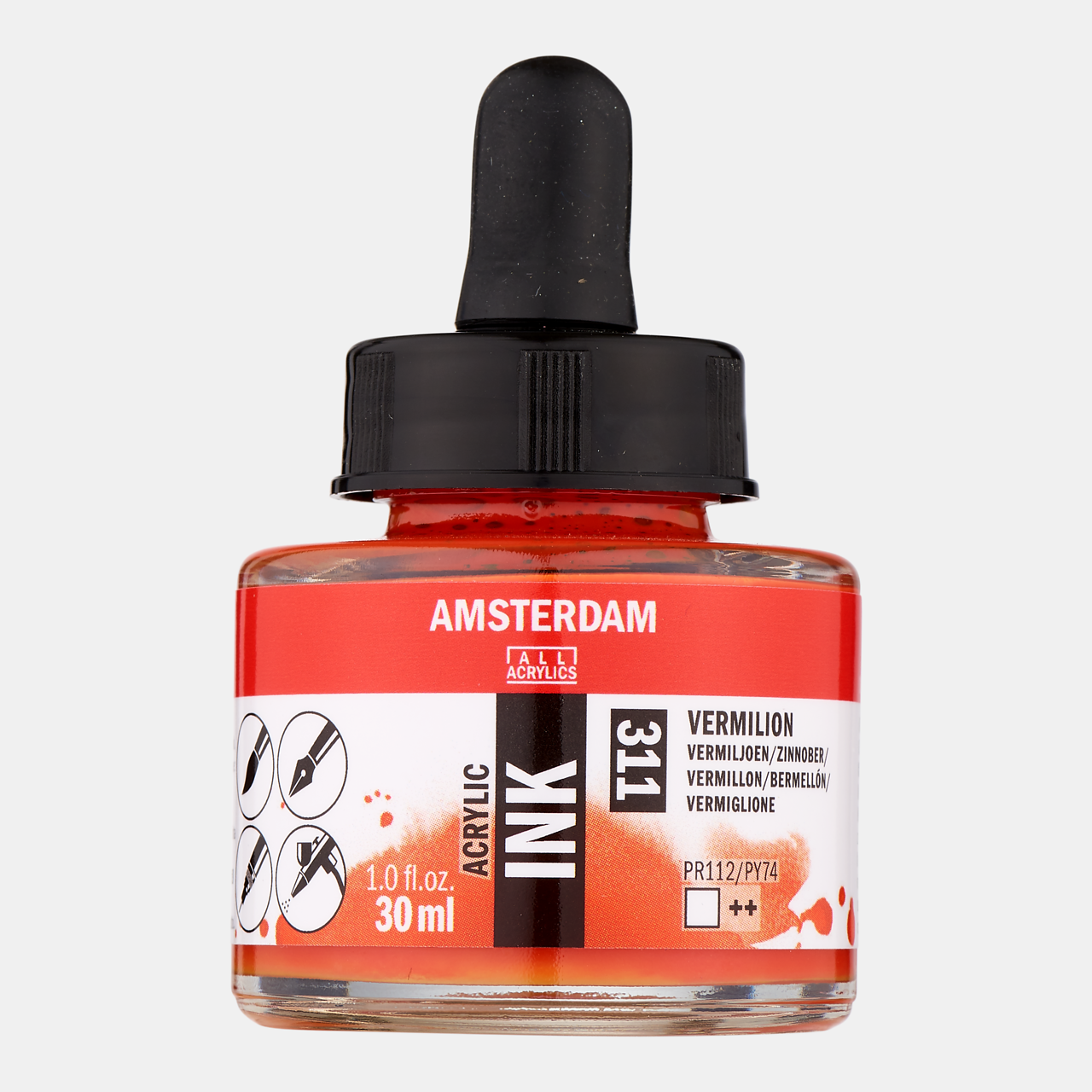 Amserdam Ink 30ml Vermilion 311