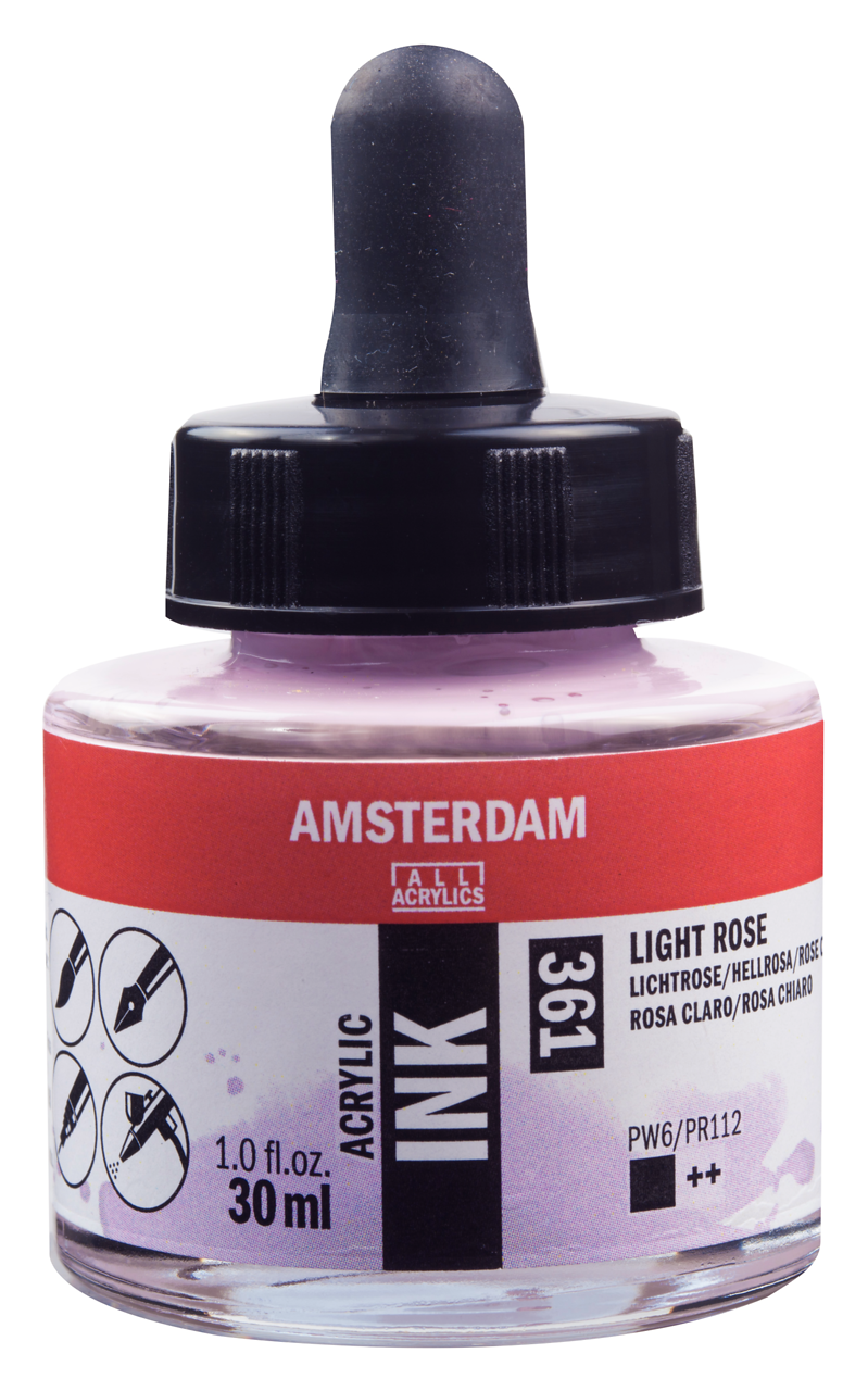 Amserdam Ink 30ml Light Rose 361