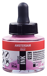 Amserdam Ink 30ml Quinacridone Rose Light 385