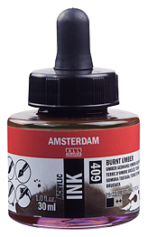Amserdam Ink 30ml Burnt Umber 409