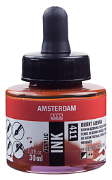 Amserdam Ink 30ml Burnt Sienna 411