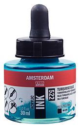 Amserdam Ink 30ml Turquoise Blue 522