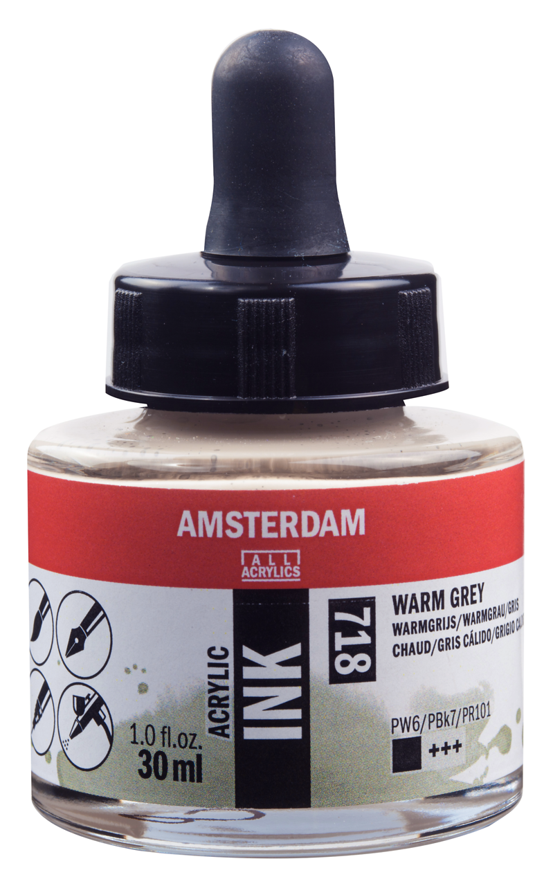 Amserdam Ink 30ml Warm Grey 718