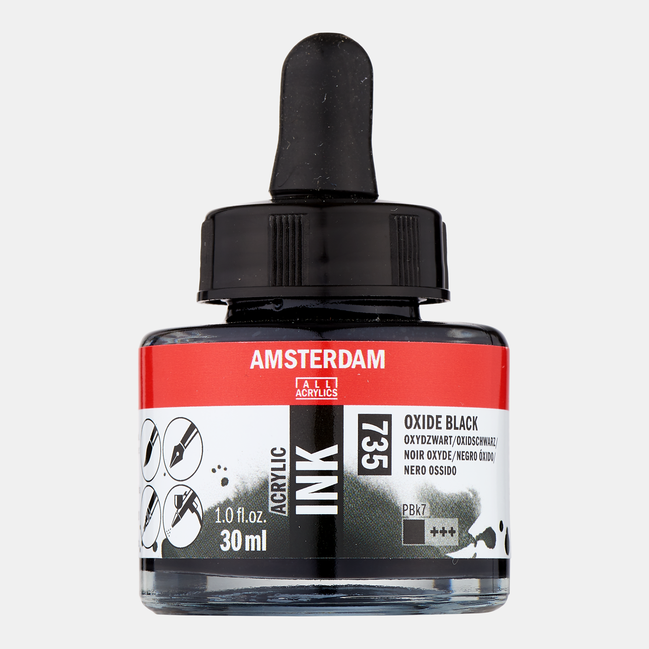 Amserdam Ink 30ml Oxide Black 735