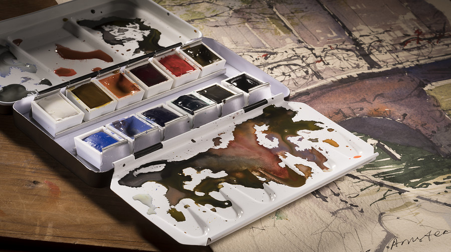 Rembrandt Akvarell Watercolors - Cityscape Set of 12 ½ kopp - 11
