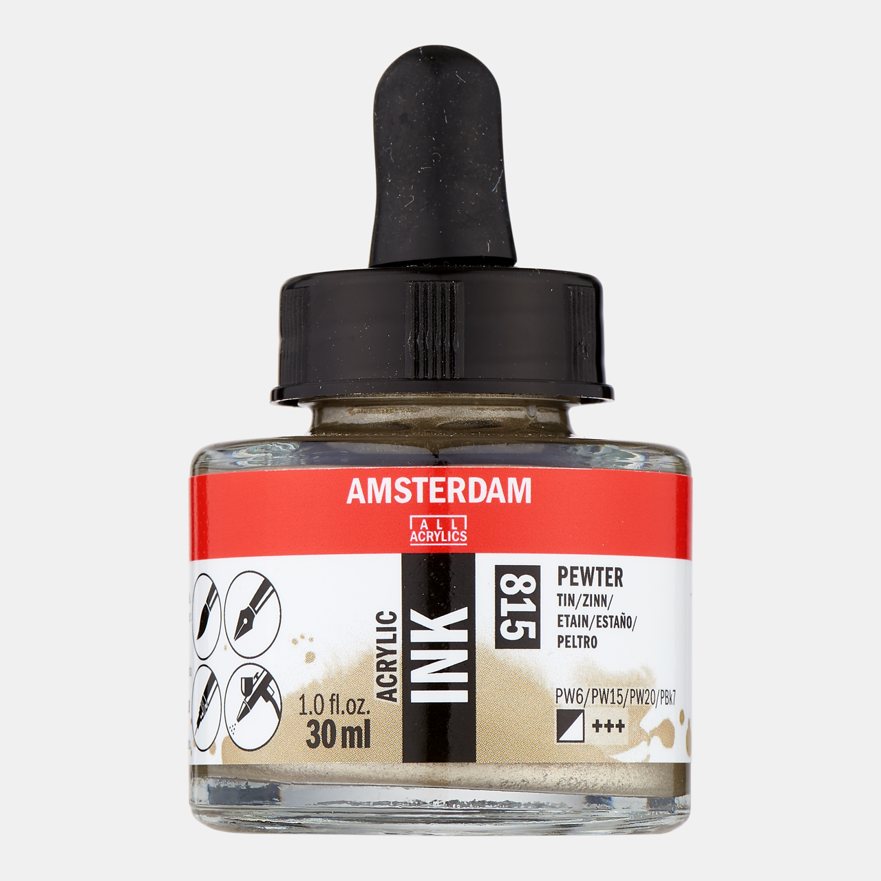Amserdam Ink 30 ml Pewter 815