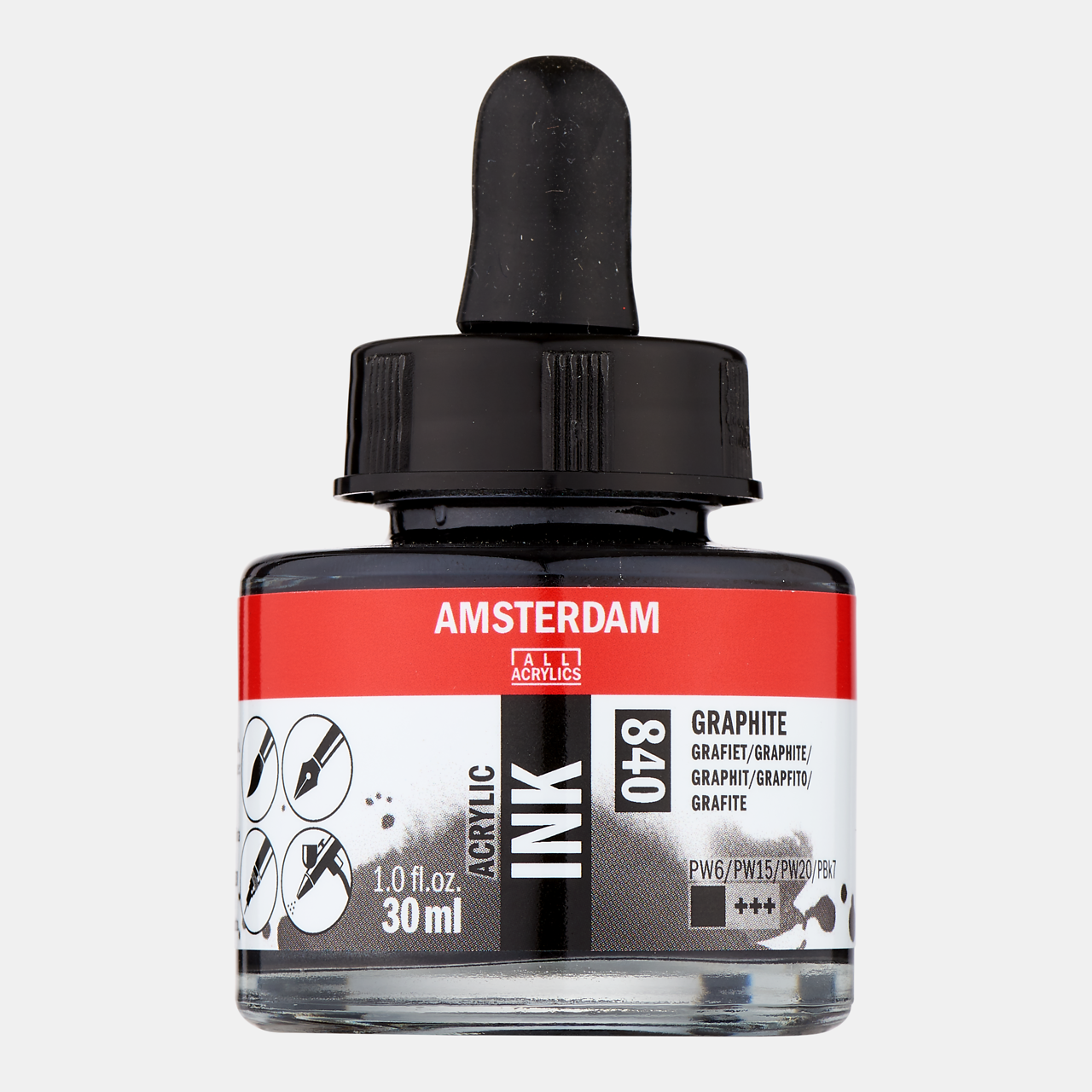 Amserdam Ink 30 ml Graphite 840
