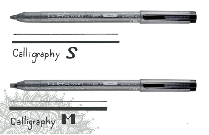 Copic Multiliner Kalligrafi - 4