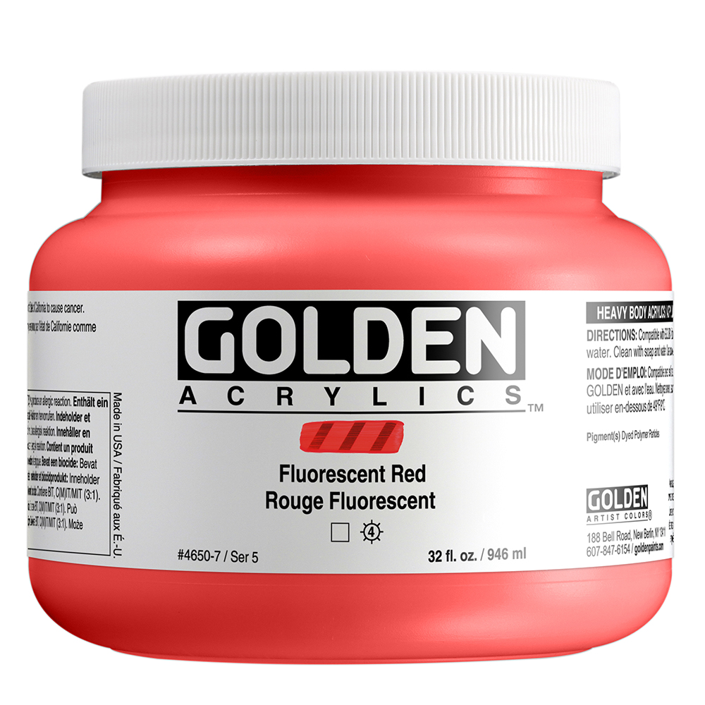 Fluorescent Red 946 ml