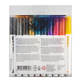 Ecoline Brush Pen Set of 10 - Dark