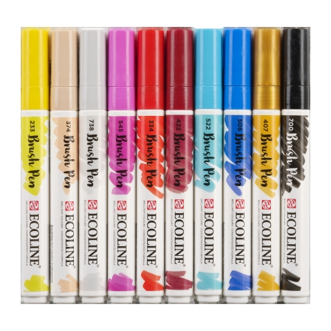 Ecoline Brush Pen Set of 10 - Fashion - 3