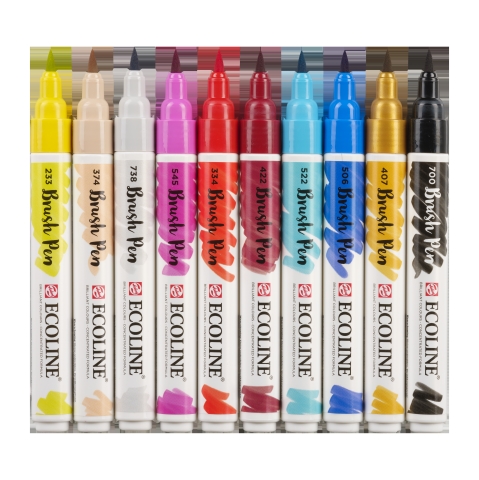 Ecoline Brush Pen Set of 10 - Fashion - 4