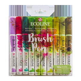 Ecoline Brush Pen Set of 10 - Botanic
