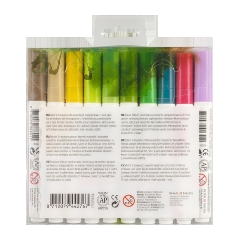 Ecoline Brush Pen Set of 10 - Botanic - 3
