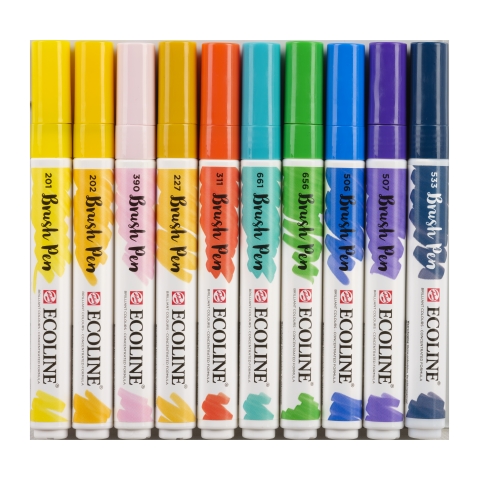 Ecoline Brush Pen Set of 10 - Illustrator - 3