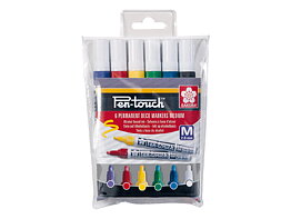 Pen-Touch Wallet 6 Colour Medium