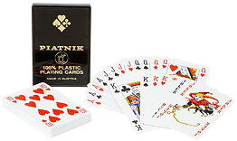 100% Plast spelkort