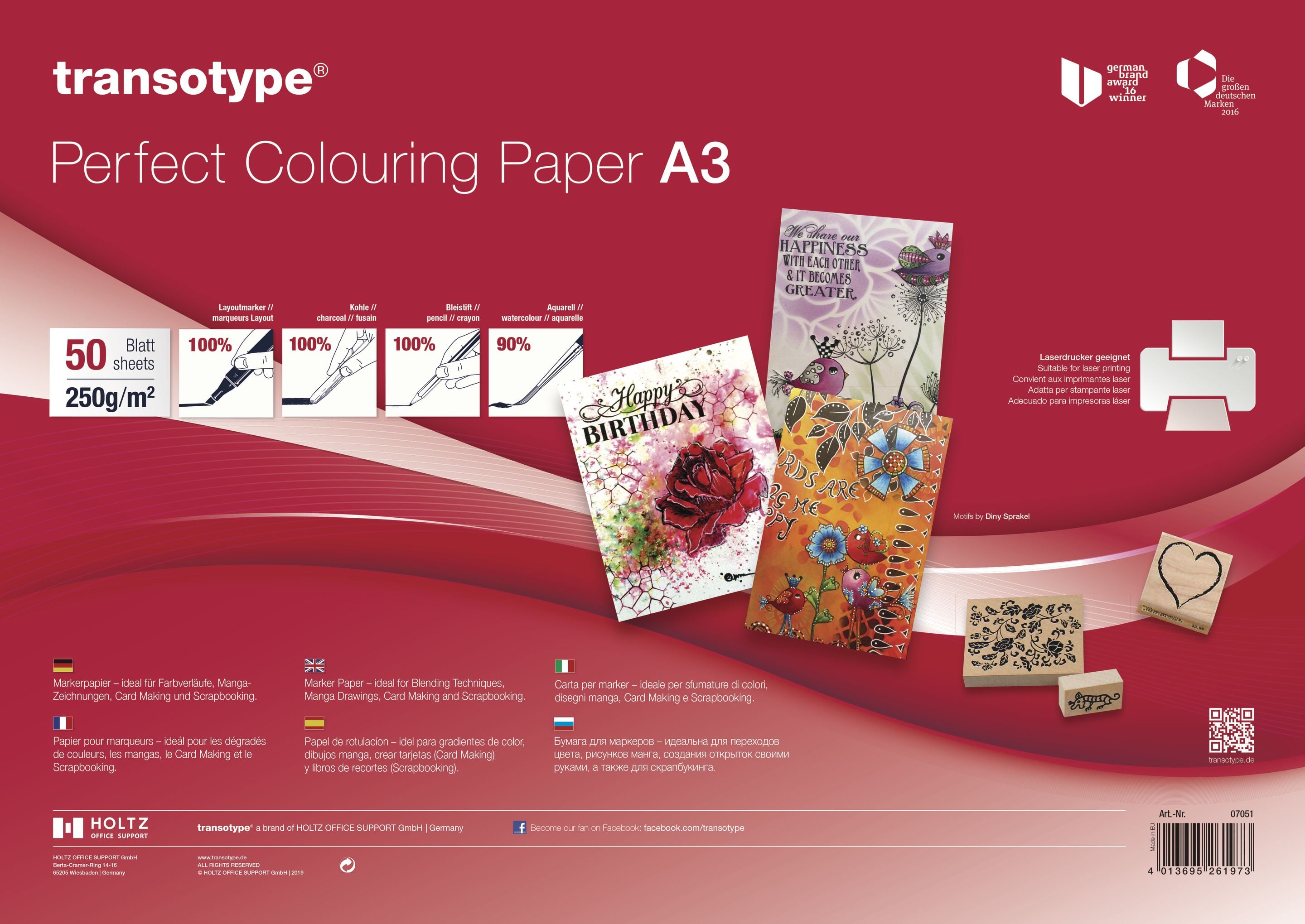 Perfect Colouring Paper 50 pack - 2