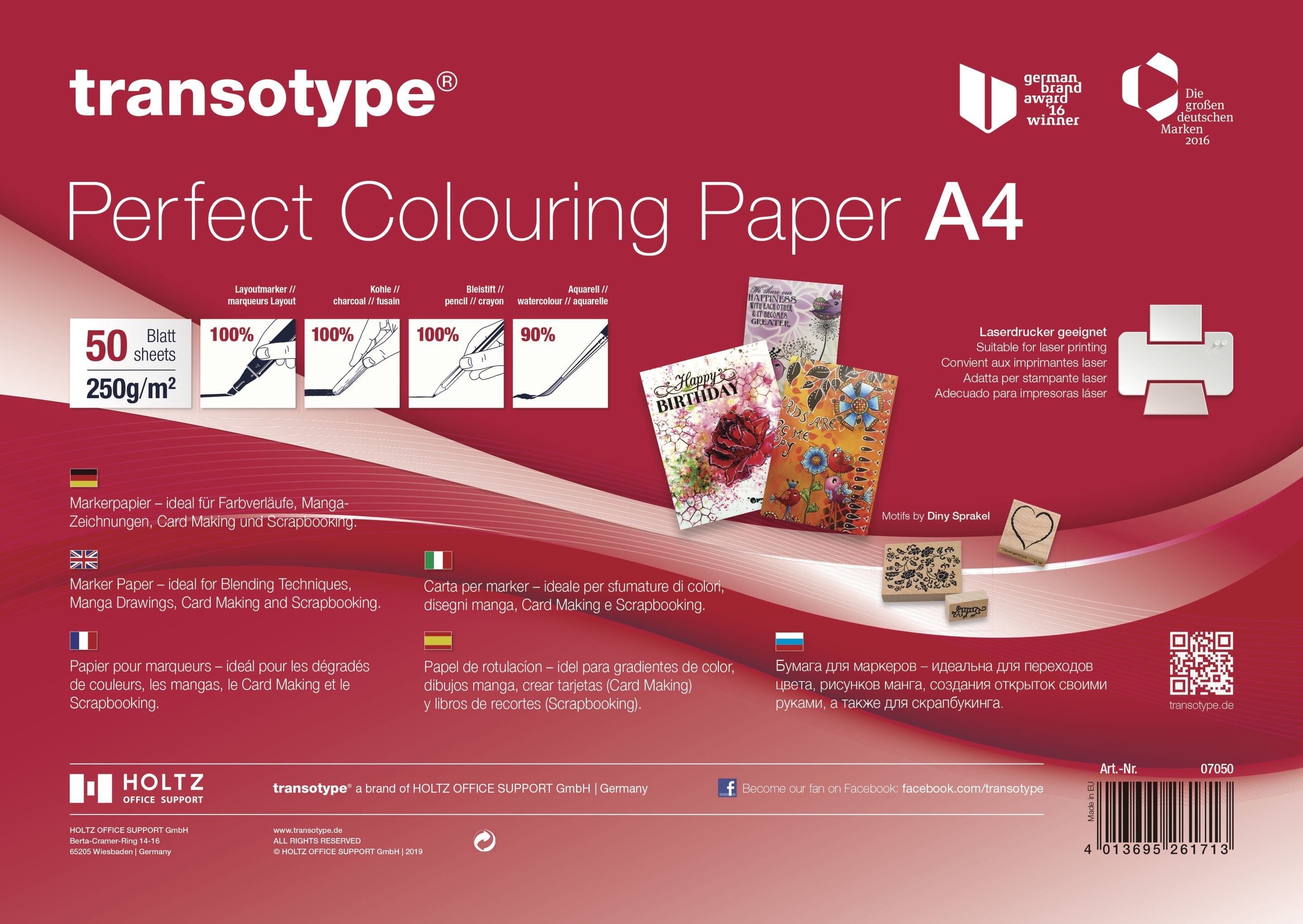 Perfect Colouring Paper 50 pack