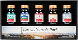 Writing ink set colors of Paris 10 ml
