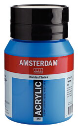 Amsterdam 500ml Primary Cyan