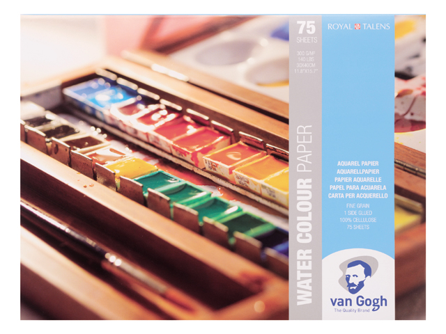 Van Gogh Watercolour paper blocks 75 ark