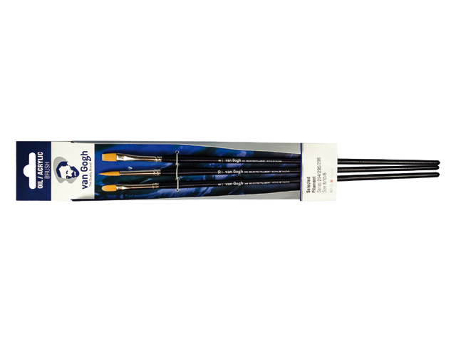 Van Gogh oil/acrylic brushes set series 294/295/296