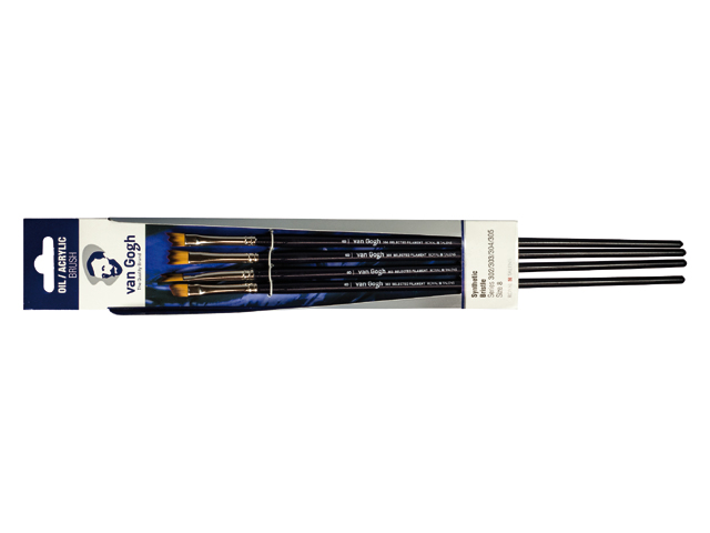 Van Gogh oil/acrylic brushes set series 302/303/304/305