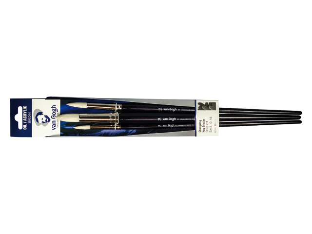 Van Gogh oil/acrylic brushes set series 211 (no. 8-12-16)