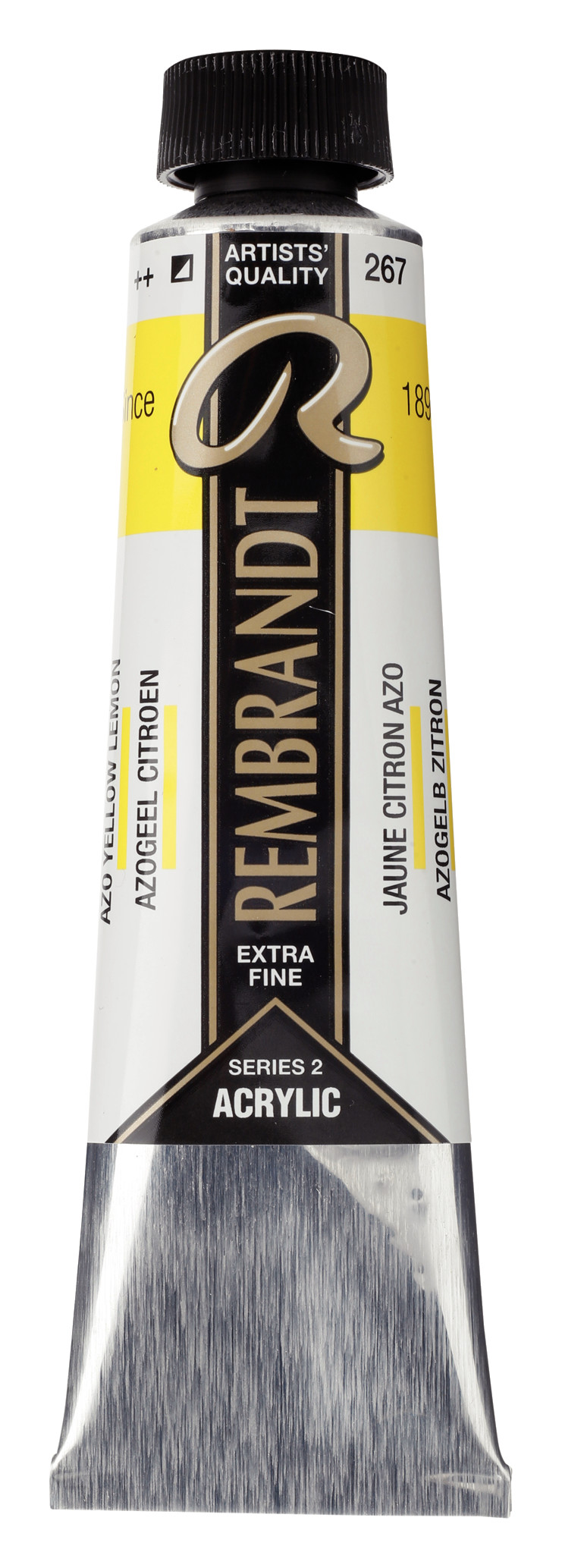 Rembrandt Acrylics 40ml Azo Yellow Lemon - 2