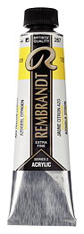 Rembrandt Acrylics 40ml Azo Yellow Lemon