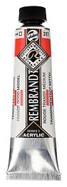 Rembrandt Acrylics 40ml Transparent Red Medium