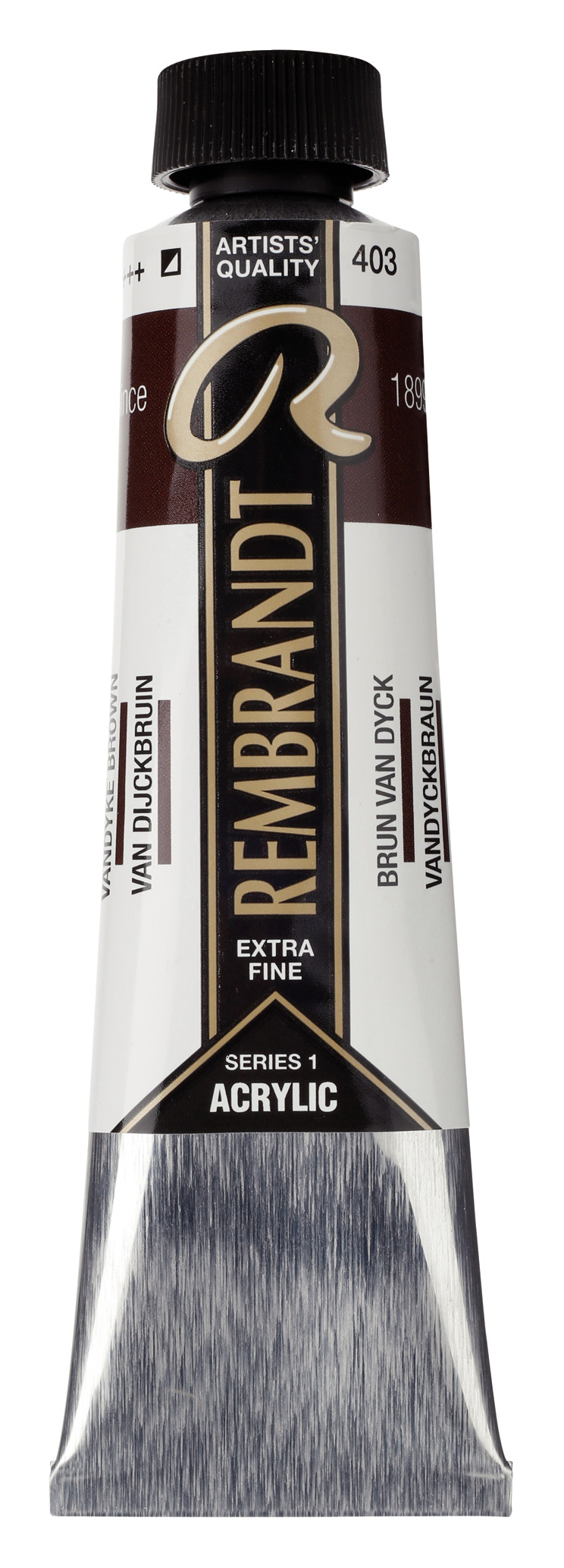 Rembrandt Acrylics 40ml Vandyke Brown - 2