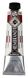 Rembrandt Acrylics 40ml Transparent Oxide Brown